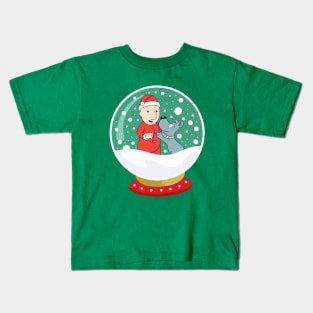 Snowball Doug & Porkchop Kids T-Shirt